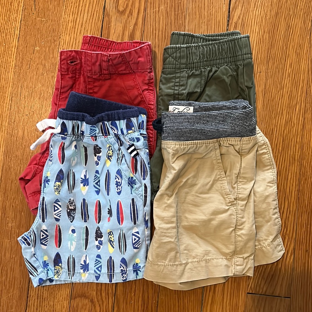 4 pairs of boys shorts